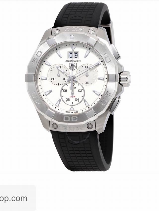 可以订做专柜查验码 DDD 泰格豪雅胶带爆款。Original Tagheuer,泰格豪雅竞潜系列 石英计时男表，专柜 0+。 ~43Mm表径，蓝宝石镜面，超强