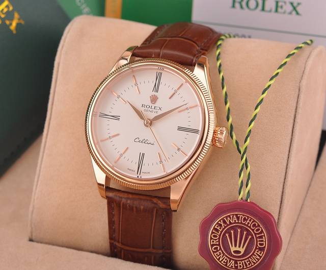 Brand: Rolex Model: Cellini Series Men's Watch Movement: Imported Mechanical 82