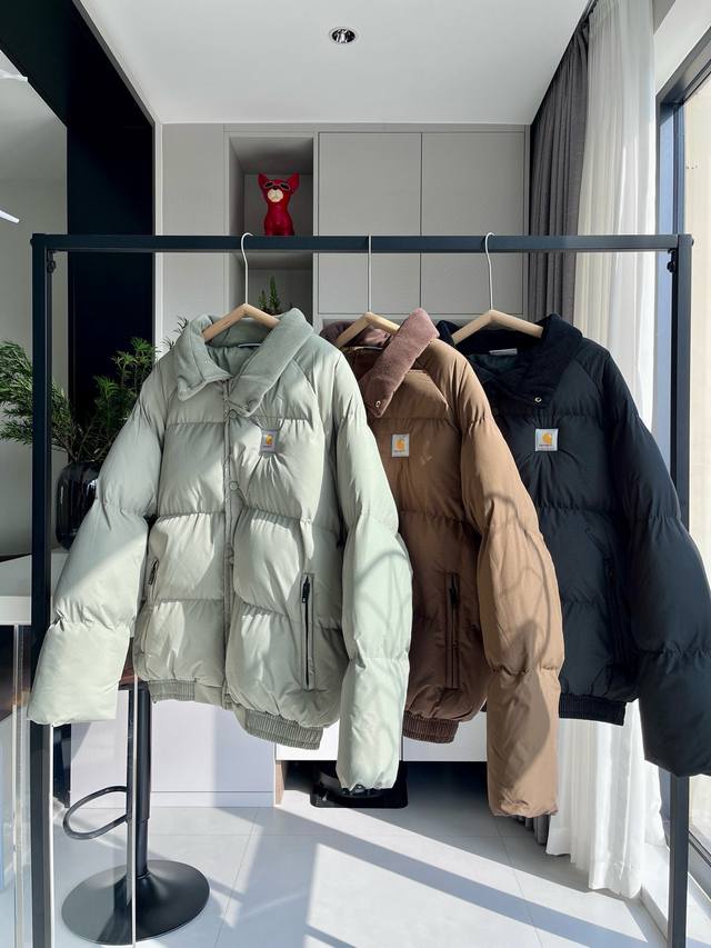 Carhartt American-style lapel cotton-padded jacket Carhartt American retro thick