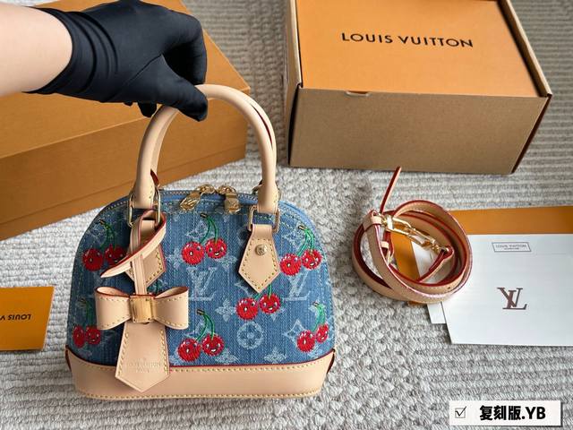 with box Size: 20*16Cm Louis Vuitton Alma shell bag Understated! Deep! Stylish!