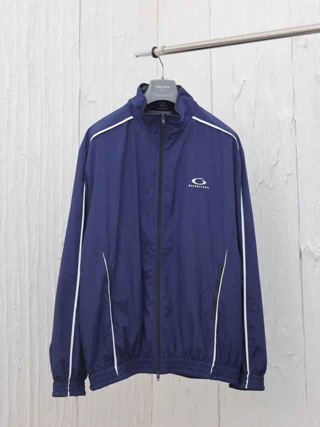 特价 特价商品售出不退不换 Balenciag* 巴黎Blcg 秀款Loo Sports Icon刺绣双面皮夹克 清仓库存：S3 L 3