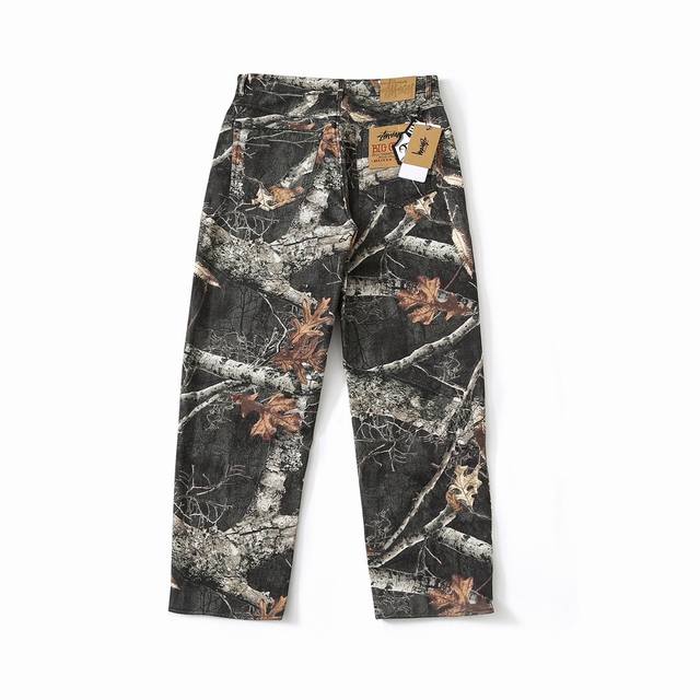 w8870# Stussy Fw22 Stussy Wang Jiaer's Casual All-Over Print Black Maple Leaf Br