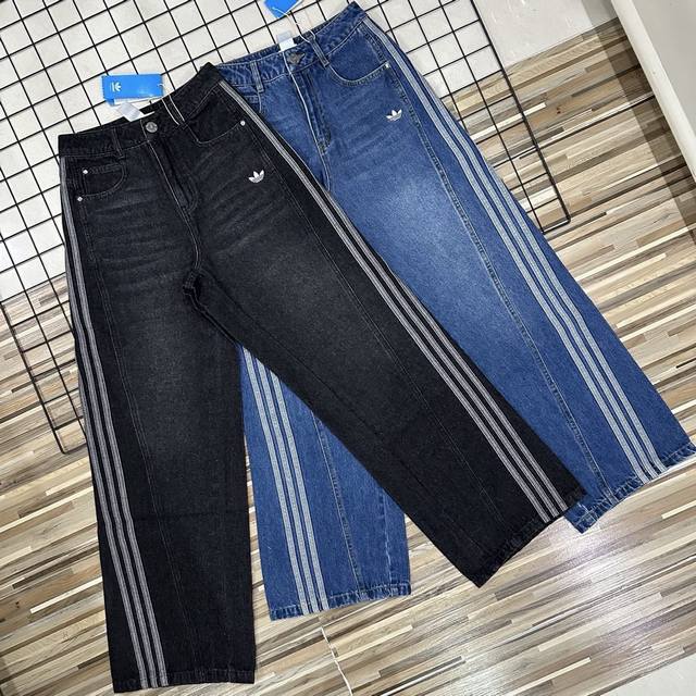New Arrival 160 Autumn/Winter New Adidas Originals Straight Leg Jeans with 10,00