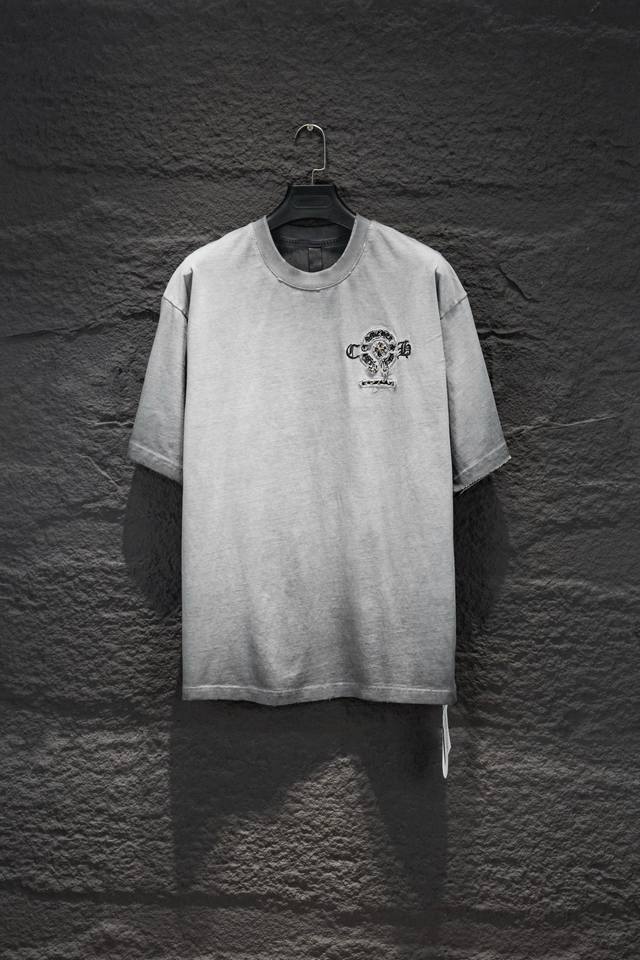 Style No.: 7311# Chromehearts Heavy-Duty Reversed Color-Burning Appliqu