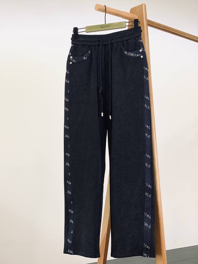 Balenciaga 2026 Spring New Arrival Fashion Drawstring Casual Pants Fashion serie