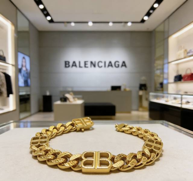 原单货新品 巴黎世家 Balenciaga手链专柜一致巴黎世家手链 男士火爆款出货 设计独特 前卫 男女必备！码数18 20 22 24Cm