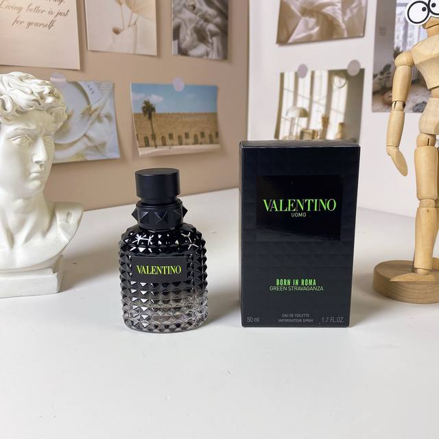 High-end quality 120 Valentino Uomo Born In Roma Green Stravaganza 50ml Brand: V