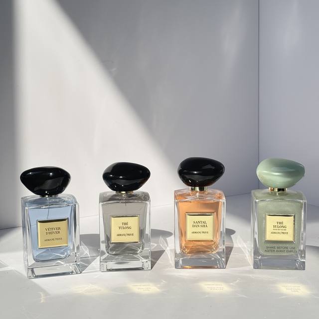 Original Quality Armani Perfume Set 4 Scents: Jade Dragon Tea, Vetiver, Jade Dra