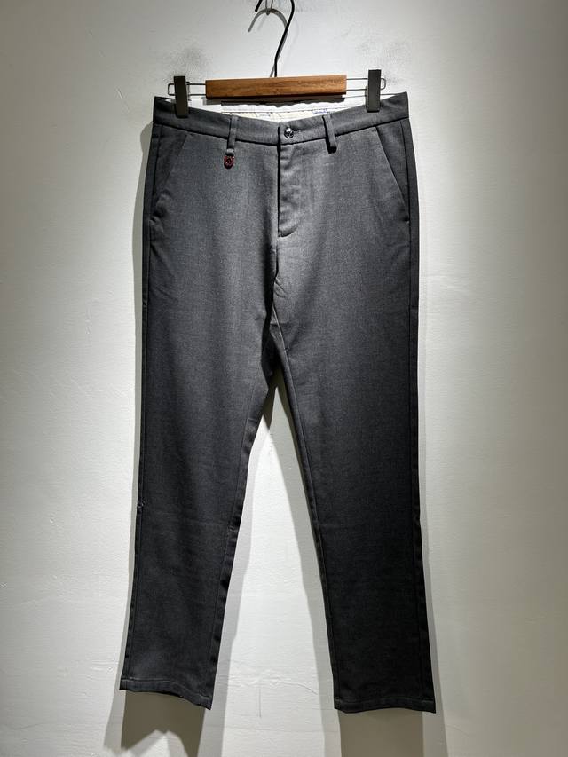 Ferragamo 2025 Autumn/Winter New Men's Casual Slim Straight Leg Trousers - Retur