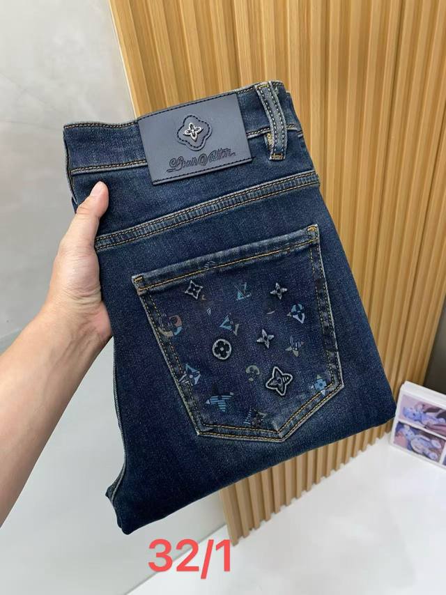 Discounted Size 32 1 1V Louis Vuitton 25Ss Autumn/Winter New Men's Slim Straight
