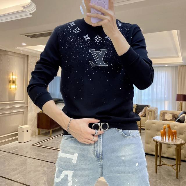 LV 2026 Spring/Summer New Gw Synchronized Sweatshirt/T-Shirt! Continuing the cla
