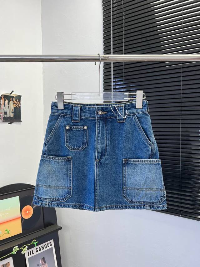 半裙 新款上新 Givenchy*后袋刺绣短裙 官网款Sml