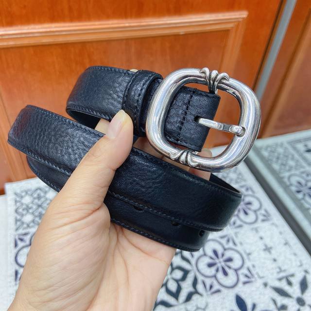 Chrome Hearts Scout Flower D-ring Buckle Belt Fixed Style, featuring high-qualit