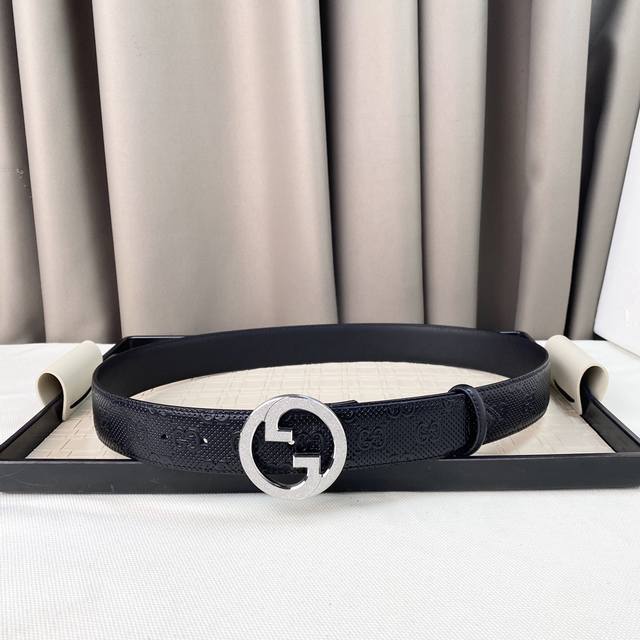 G brand. Suitable for both business casual and formal wear! 3.8cm latest buckle,