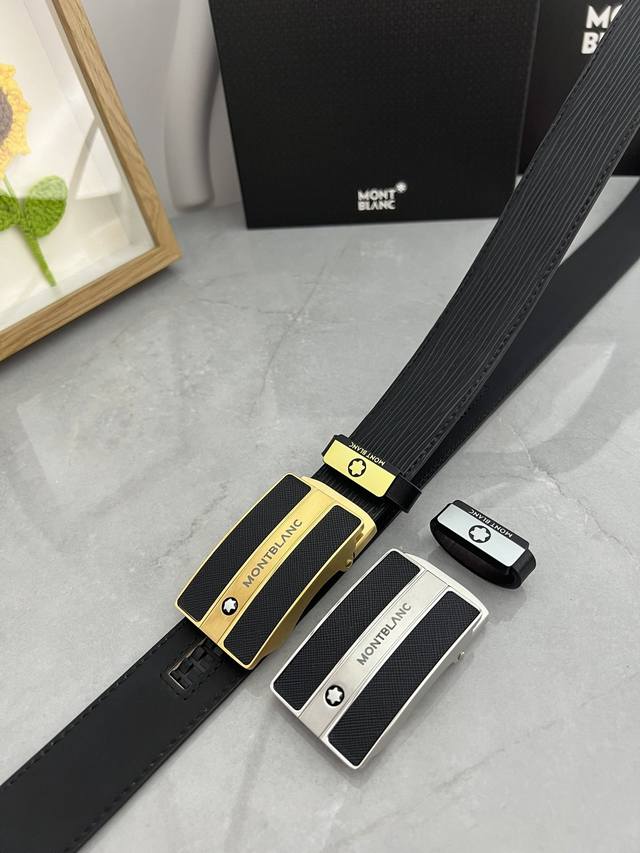 Product Name: Montblanc Automatic Leather Belt Material: 100% Top Layer Cowhide