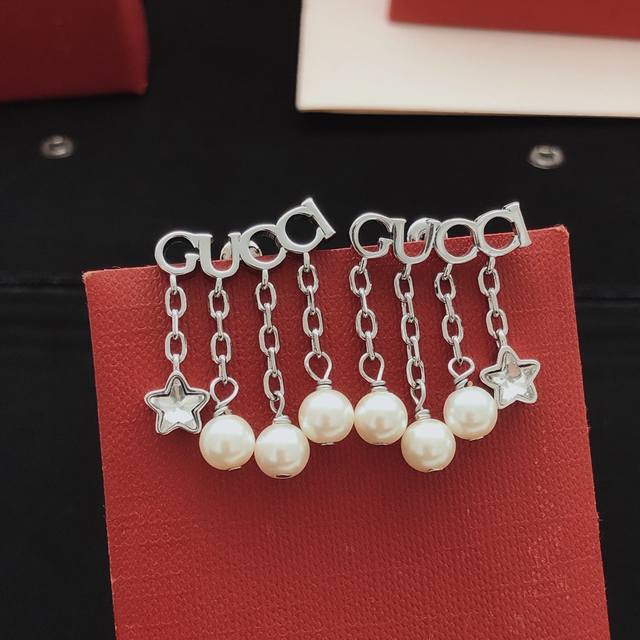 Item No. Ged0164 Gucc* Latest Tassel Star Earrings, Batch Z, Brass Material DDD