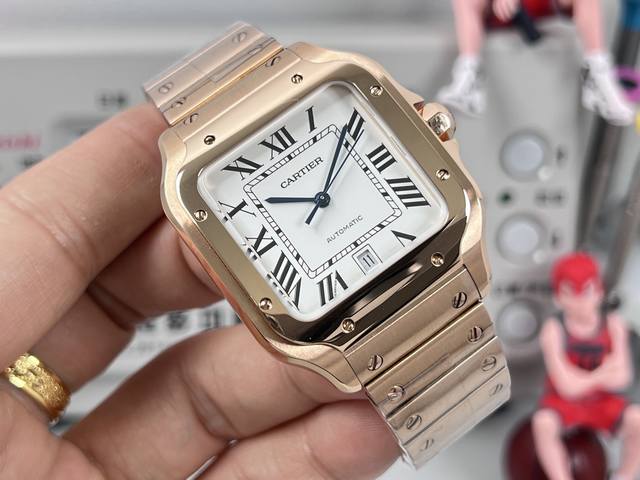 白钢 ,间金 ,全金 ,胶带150,全拆150,90 ,2824钛 ,9015钛 Bvf Factory出品 男装大号-卡地亚新款山度士 表壳:316材质39. 白钢 ,间金 ,全金 ,胶带150,全拆150,90 ,2824钛 ,9015钛 Bvf Factory出品 男装大号-卡地亚新款山度士 表壳:316材质39.