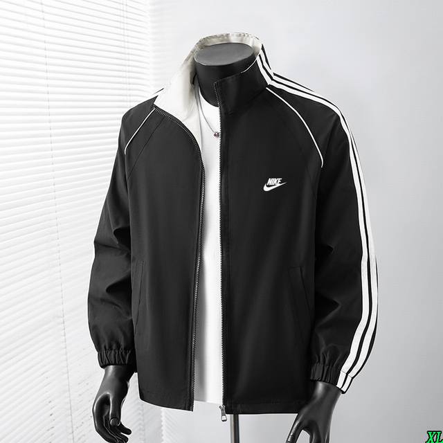 Nike Exclusive Real Shot New Spring High-Quality Stand Collar Jacket, Baseball J