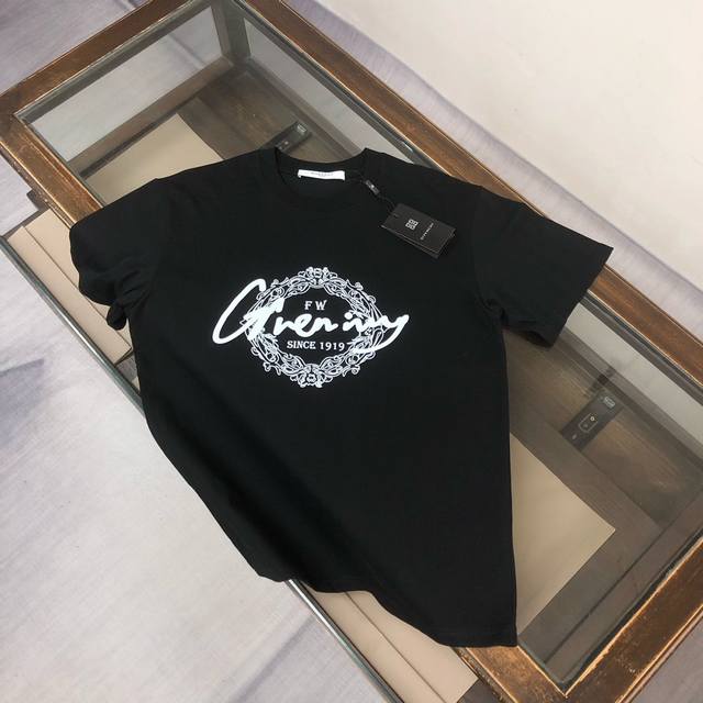 Giv*Enchy 2026 Spring/Summer Newest Short-Sleeve T-Shirt, unisex, custom-made pu