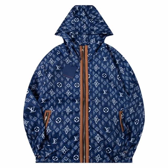 主推来谈Louis Vuitton 路易威登 藏蓝1854系列满印Logo夹克 M-Xxxl码Gm002826 #Louis Vuitton 路易威登