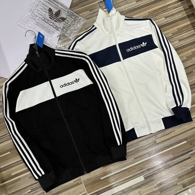 New Arrival: Adidas Spring 2025 Stand Collar Jacket with 10,000 Stitches Embroid