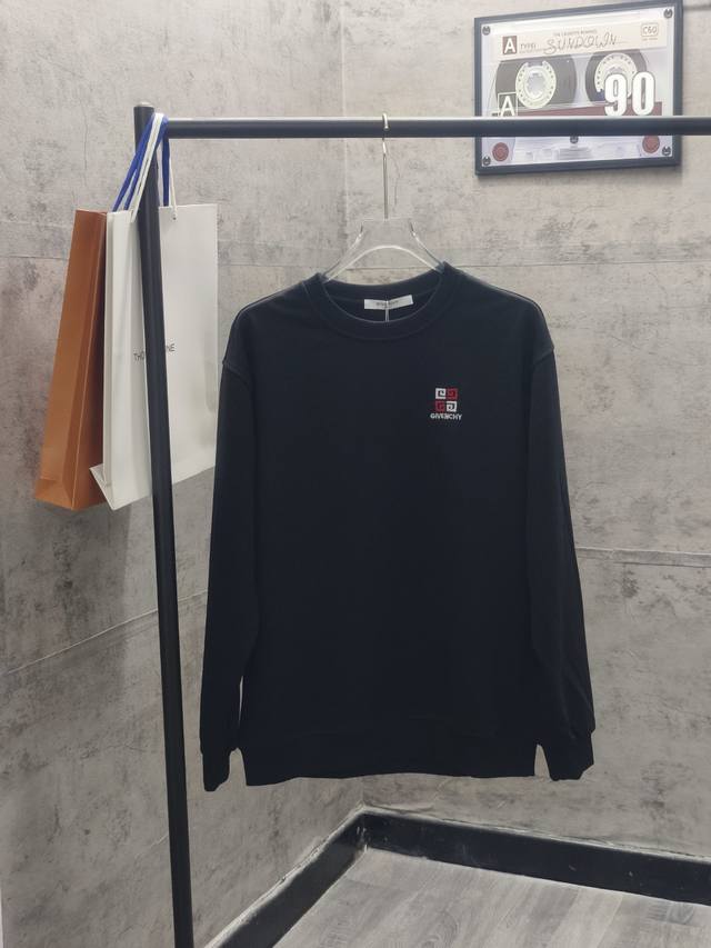 Givenchy Fall/Winter New Color-Blocked Logo Letter Embroidery Heavyweight Sweats