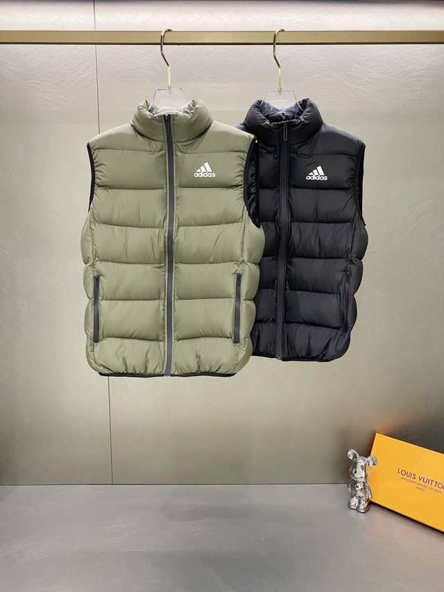 Adidas Classic Down-Fitting Vest Colors: Black, Army Green Sizes: ML, XL, XL, XL