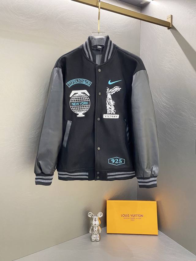 Nike X Co. & Tiffany James's Nike Collaboration Tiffany Embroidered Baseball Jac