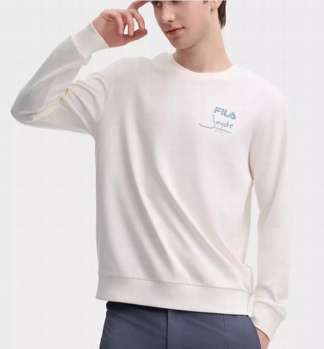 Price Controlled Supply Fila Official Men's Pullover Sweatshirt, Autumn New Styl