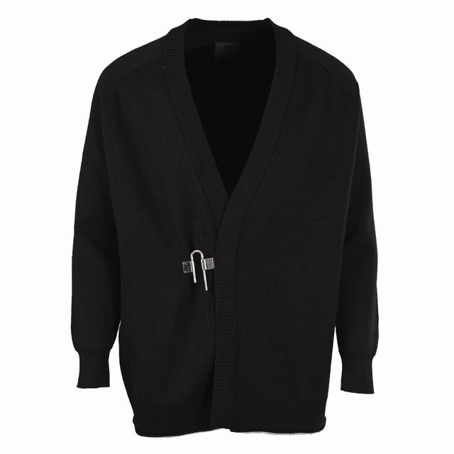 Givenchy Gvc Lock-on Cardigan Knitted on an imported 12-gauge fine-needle machin