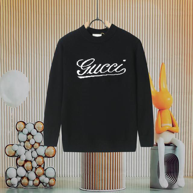 Hot Selling Gucci Sweater, Jacquard Knit Sweater, Loose Fit Made with imported g