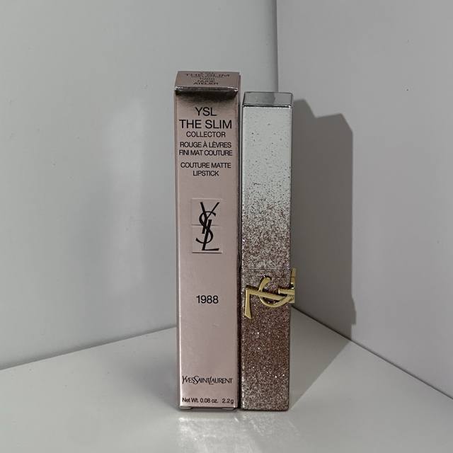 Special Price: 2026 YSL Slim Velvet Matte Lipstick Valentine's Day Pink Starry N