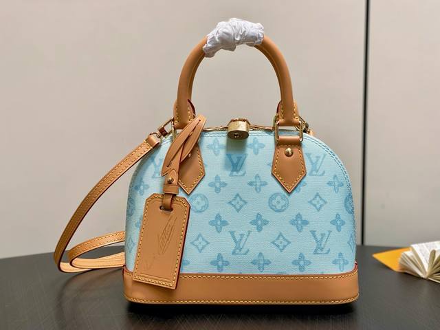 Factory Price ppppp Top-tier original single M27525 blue small shell bag Alma Bb