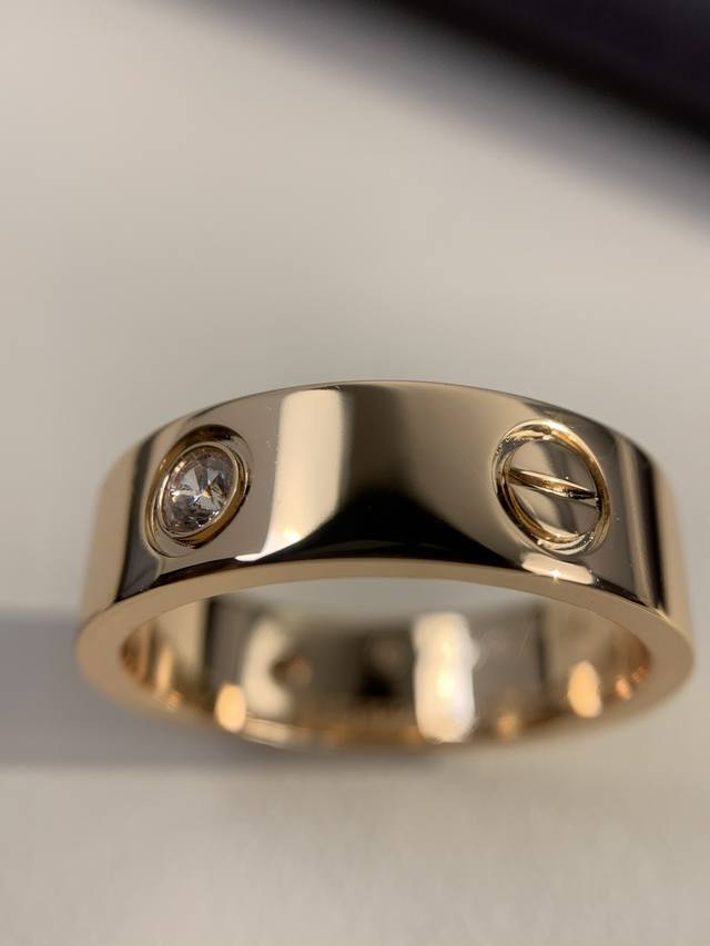 Luxury Recommendation: Cartier Love Wide Three-Diamond Love Wedding Ring, Size 5