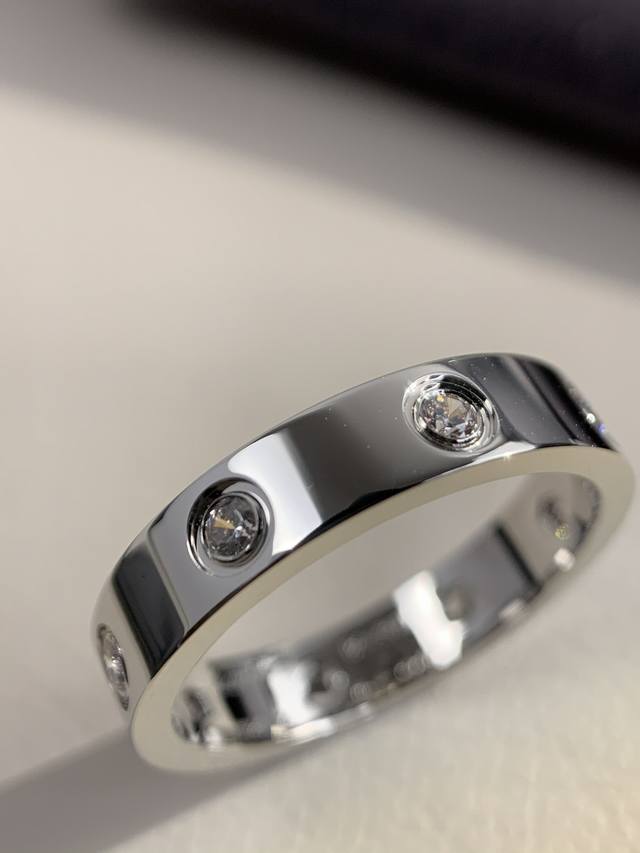 Luxury Recommendation: Cartier Love Narrow 8-Diamond Love Wedding Band, Size 567