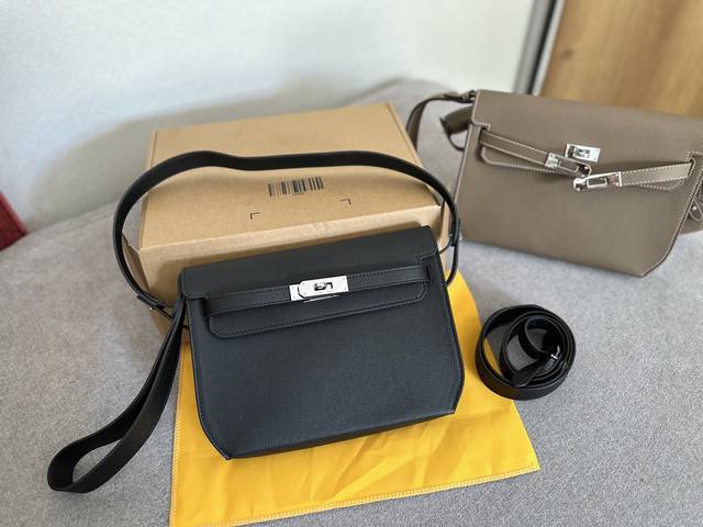 Genuine Leather Folding Gift Box Packaging Hermes Kelly Depeches Briefcase The K