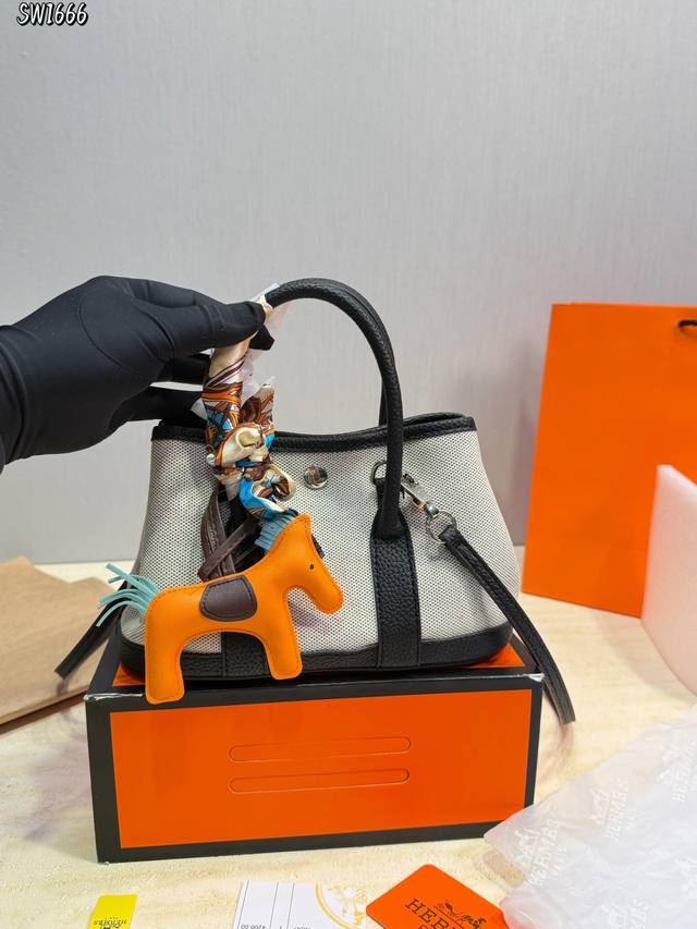 Gift Box Packaging Hermes Garden Mini Bag with Liner Very High-Quality Texture S