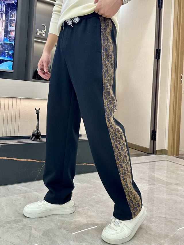 Gucc 2026 Spring Newest Collection Men's Casual Pants! Made with custom-supplied