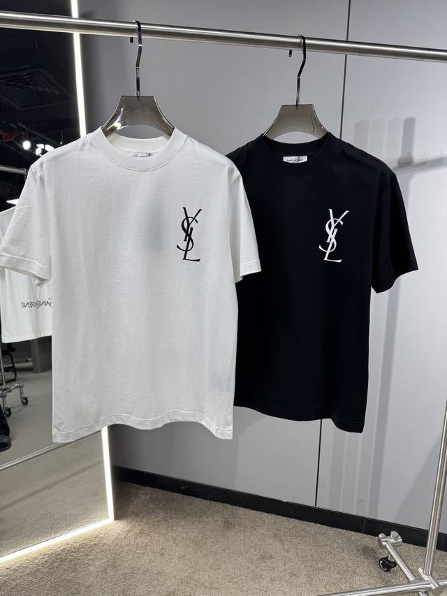 YSL Saint Laurent 2026 Spring/Summer New Arrival - Latest Short-Sleeve Crew Neck
