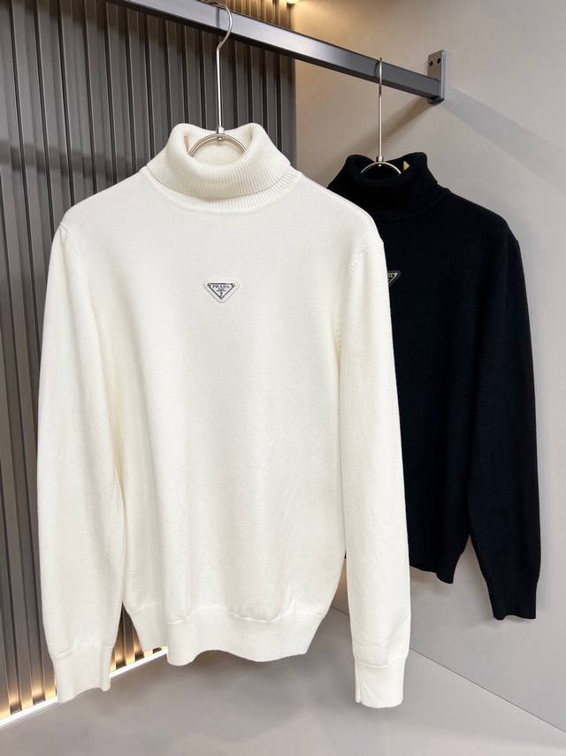 Autumn/Winter New Long-Sleeved Turtleneck Sweater Colors: Black, White Sizes: M