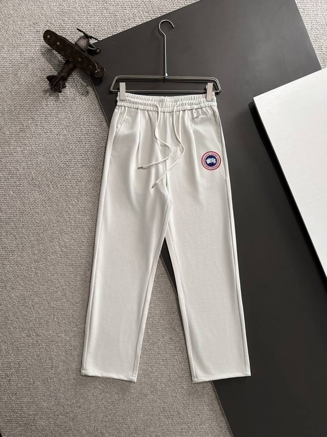 Canada Goose 2026 Spring New Elastic Waist Casual Pants, shipping the next day.