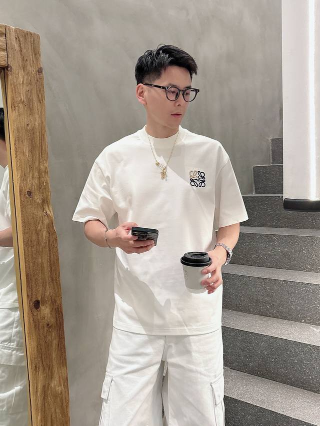Loewe 2026 Spring/Summer New Arrival - Latest Boutique Short-Sleeve Crew Neck T-