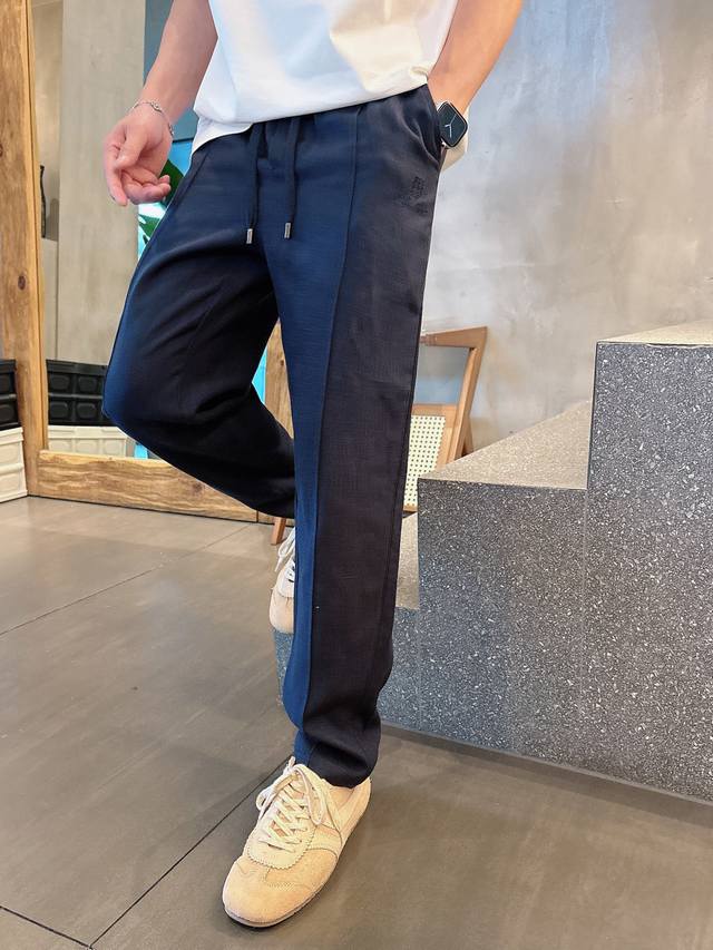 Sizes: M, L, 3XL, Lro pin. These linen elastic waist casual pants are a classic