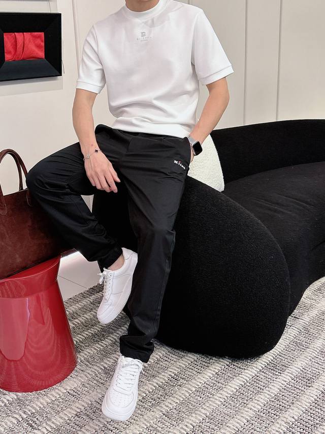 2026 New Casual Pants! Classic brand logo casual pants, custom fabric, extremely