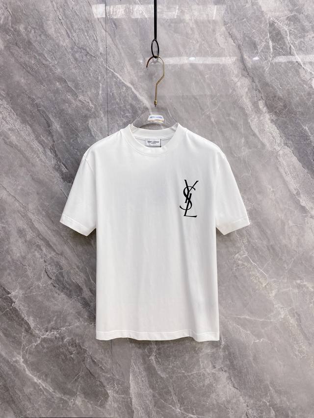 Yls Saint Laurent 2026Ss Spring/Summer New Arrival - Latest Short-Sleeve Crew Ne