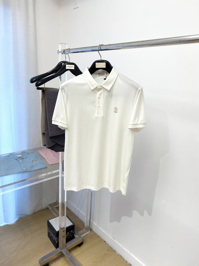 Brunello Cucinelli's newest spring arrival, 2026 short-sleeved T-shirt. Stylish
