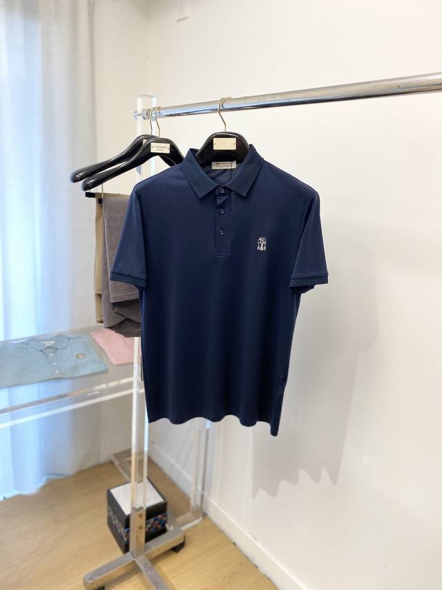 Brunello Cucinelli's newest spring arrival, 2026 short-sleeved T-shirt. Stylish