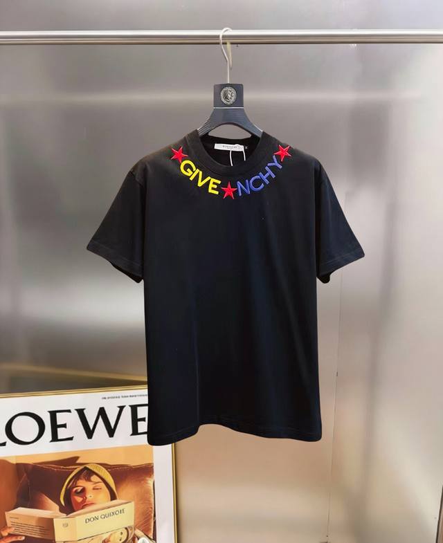 Givenchy Gvc26Ss New Short-Sleeve T-Shirt, top-quality version with classic embr