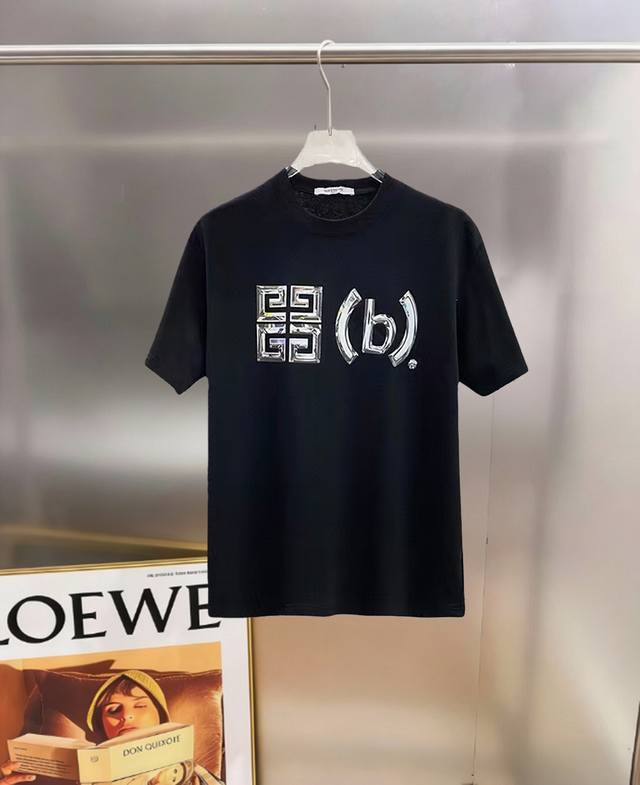 Givenchy 26Ss High-Version Crew Neck Short-Sleeve T-Shirt with Printed Logo Ches