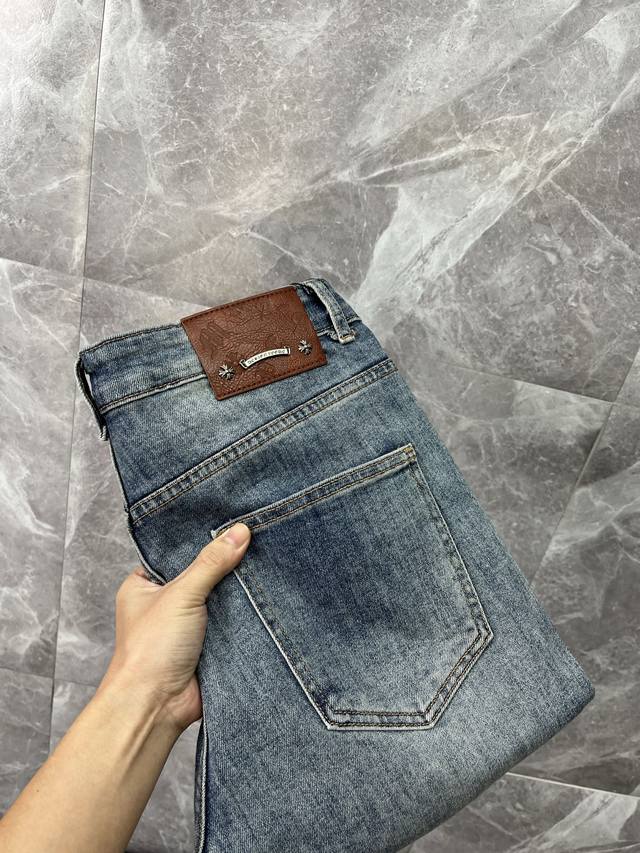 Ch Chrome Hearts 2026 New Men's Jeans - Excellent elasticity fabric. Exclusively
